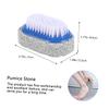 IWOWHERO 6pcs Double-Sided Natural Foot Scrubber Exfoliating Callus Remover for Smooth Feet for Pedicure Care Random Color view 2