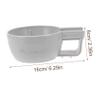 FOYTOKI Decorative Plastic Shave Bowl for Men Thickened Wide Mouth Bowl Small Handheld Shaving Container for Wet Shaving and Grooming view 2