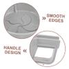 FOYTOKI Decorative Plastic Shave Bowl for Men Thickened Wide Mouth Bowl Small Handheld Shaving Container for Wet Shaving and Grooming view 3