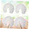 CHILDWEET 50pcs Non-Woven U-Shaped Pillowcase Headrest Neck Hotel Pillowcase Bulk Adult Travel Pillow Fabric Cushion Covers Bulk Pillow Cases Pillow Protectors U Shaped Pillowcase White view 3