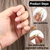 10 PCS Hair Parting Ring Stitch Braid Tool Finger Metal Retro Hair Extensions Braid Aid for Braiding Extension Curling Halloween Cosplay(Gold, Silver) view 4