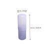 Beaupretty 1pc Adjustable Makeup Brush Organizer Cover Portable Cosmetic Container for Travel and Home Storage for Makeup Brushes Purple view 2