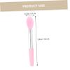Beaupretty 10Pcs Silicone Lip Brush for Makeup Application Portable Eyeshadow Applicator for Women for Home and Salon Use Lightweight and Convenient Makeup Tool view 2
