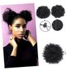 DECORNIJIA 2pcs Afro Puff Hair Extensions Curly Bun Hairpieces for Women High Temperature Drawstring Chignon for Daily Wear Cosplay and Theme Parties view 4