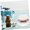 Beaupretty 3pcs Elastic Mesh Powder Storage Box Women Empty Powder Holder Travel-sized Toiletries Case view 2