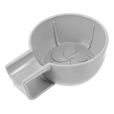 DONFAMDS Handheld Shaving Bowl for Men Durable Plastic Soap Container with Comfortable Grip Capacity for Easy Foaming for Barber Shops and Home Use Elegant Design