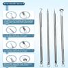 Medical Grade Blackhead Extraction Tool Kit, Professional Stainless Steels Acne Blackhead Remover Tweezers Tools and Pimple Popper Tool, Extraction Tools for Estheticians view 4