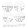 Beavorty 100pcs Heat Shield Guards Fusion Hair Extensions Tool Tray Measurement Markings Heat Insulation for Styling view 1