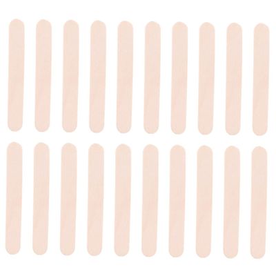 Yardenfun 200Pcs Portable Wax Applicators Multi Function Wax Sticks for Body Hair Removal User Friendly Spatulas for Smooth Application Lightweight and Convenient Waxing Tools