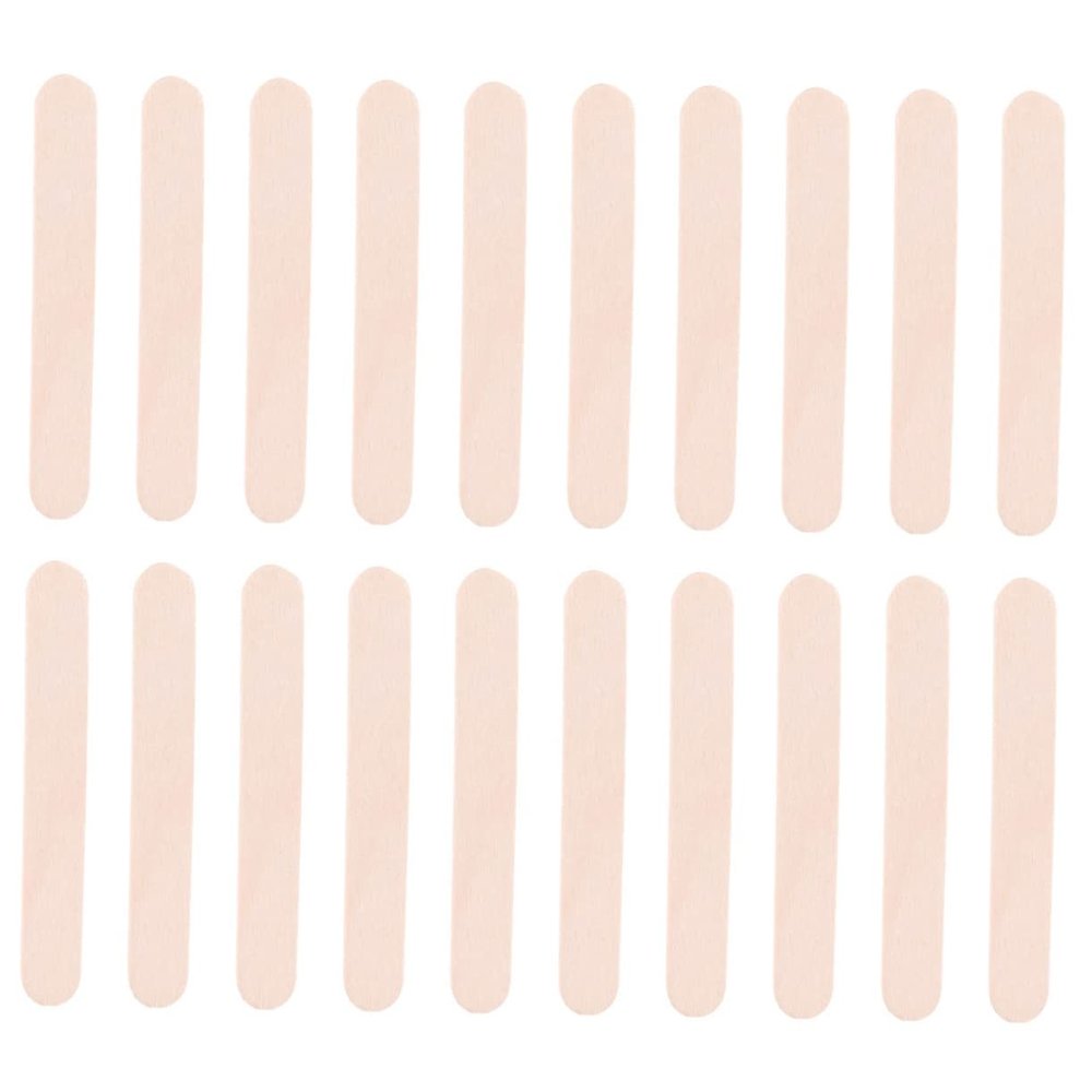 Yardenfun 200Pcs Portable Wax Applicators Multi Function Wax Sticks for Body Hair Removal User Friendly Spatulas for Smooth Application Lightweight and Convenient Waxing Tools
