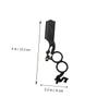 VICASKY Professional Beard Contouring Razor Holder for Hair Razor Blade Double Ring Multi-function Haircutting Sculpting Beard Modeling view 4