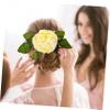 Mikinona Flower Hair Comb for Women Elegant Decorative Side Hair Accessory for Bridal Special Occasions Versatile Floral Design Easy to Use Chic Stylish Safe Reliable Material view 4