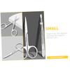 VICASKY Professional Stainless Steel Eyebrow Tweezer Scissor Set 2-Piece Beauty Makeup Tools for Precision Grooming for Eyebrow Shaping and Facial Hair Removal view 3