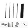 Beavorty Professional Eyelash Brush Set 4pcs Long Handle Eyelash Comb and Brow Lift Applicator Spiral Makeup Brushes for Eyebrow Grooming and view 2