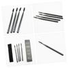 Beavorty Professional Eyelash Brush Set 4pcs Long Handle Eyelash Comb and Brow Lift Applicator Spiral Makeup Brushes for Eyebrow Grooming and view 4