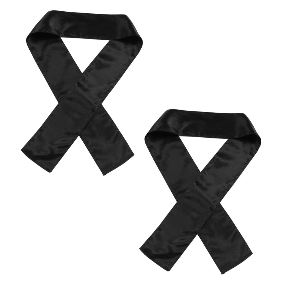 HAKIDZEL 2pcs Satin Headbands Wig Grip Band Wrap Non Hair Wraps for Wigs Scarves and Hats Practical Hair Accessory for Various Occasions Without Clips