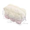 NOLITOY Cute Printed Square Bubble Grid Travel Makeup Bag Organizer Pouch for Women Lightweight Soft Toiletry Bag view 2