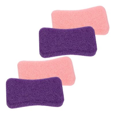 BATHVEVE 4Pcs Pumice Foot Scrubber Durable Tools for Dead Skin and Removal Skin for Men Women and Seniors