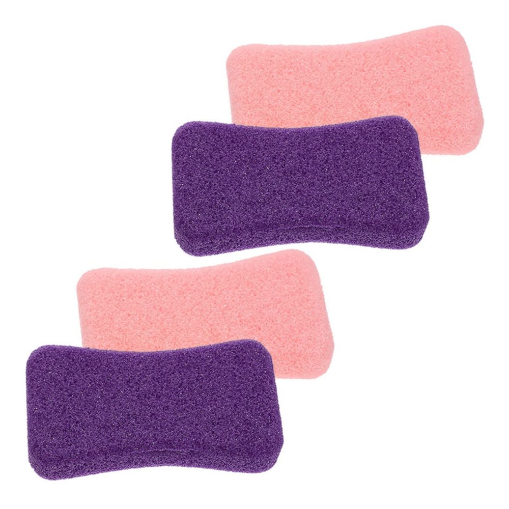 BATHVEVE 4Pcs Pumice Foot Scrubber Durable Tools for Dead Skin and Removal Skin for Men Women and Seniors