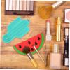 Beaupretty 2pcs Silicone Makeup Brush Watermelon Deep Cleaning Tool for Brushes and Easy to Use for Home Beauty Salon view 4