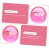 CALLARON 2Pcs Nail Dust Brush Set Soft and Hard Bristles for Nail Cleaning Tools for Manicure and Pedicure for Home and Salon Use view 3