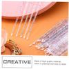 VALICLUD 200pcs Disposable Eyelash Cleaning Swabs Crystal Makeup Removal Sticks for Women Gentle and Skin-Friendly Beauty Tool for Home and view 4