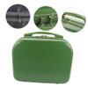 Beaupretty Cosmetic Suitcase Makeup Storage Box Portable Organizer for Travel Elastic Band Design Capacity for Bedroom Office and More Candy Green view 3
