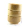 BESTYASH Sturdy Bamboo Shaving Soap Bowl for Men Large Deep Shaving Mug Container Smooth Finish view 2