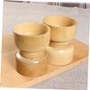 BESTYASH Sturdy Bamboo Shaving Soap Bowl for Men Large Deep Shaving Mug Container Smooth Finish view 3
