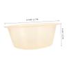 BATHVEVE Transparent Foot Soaking Basin Spacious Plastic Foot Bath Tub for Home Durable and Reliable Foot Wash Basin for Relaxation and Self Care Versatile Use for Feet view 2