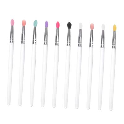BATHVEVE 10Pcs Eye Makeup Brush Lightweight Eyeshadow Applicators for Women Comfortable Portable Makeup Tools for Travel Parties Weddings Daily Use and More