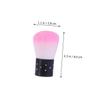 BIUDECO 2PCS Soft Nail Dust Brush Set for Cleaning and Manicure Portable Nail Powder Cleaning Brushes for Women and Grooming view 2