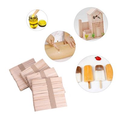 BESTYASH 400pcs Hair Removal Strips Set Depilatory Wax Strips Applicator Sticks for Body and Facial Waxing for Salon Home Use