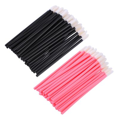 Beavorty 200pcs Disposable Lip Brush Applicators for Makeup Plastic Lip Gloss Applicators for Beauty Enthusiasts and Professionals for Lipstick and Application