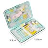 18 Pieces Stainless Steel Manicure Kit Nail Clippers and Beauty Tool Portable Set Mens Manicure Set Mens Grooming Kit view 2