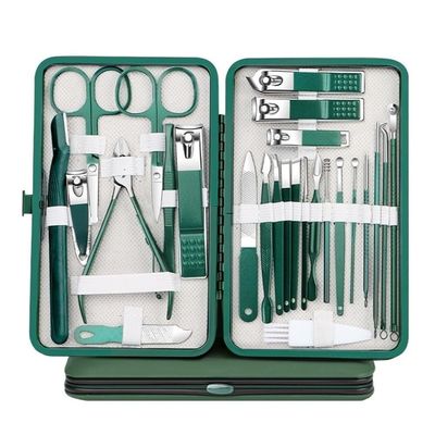 26 Pieces Stainless Steel Manicure Kit Manicure Set Professional Nail Clippers Kit Pedicure Care Tools- Stainless Steel Women Grooming Kit