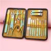 18 Pieces Stainless Steel Manicure Kit Stainless Steel Professional Grooming Kits Nail Clippers and Beauty Tool Portable Set for Home, view 3