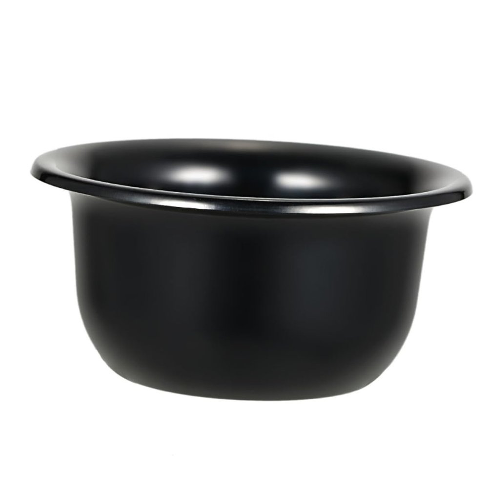 PartyKindom Plastic Shaving Soap Bowl Lid Easy to Carry Shaving Cup for Men Heat Insulated Design