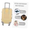 PartyKindom 2pcs Mini Eyelash Organizer Case Portable Trolley Box for False Eyelashes and Cosmetics Travel Makeup Storage for Easy Packing and Organization view 3