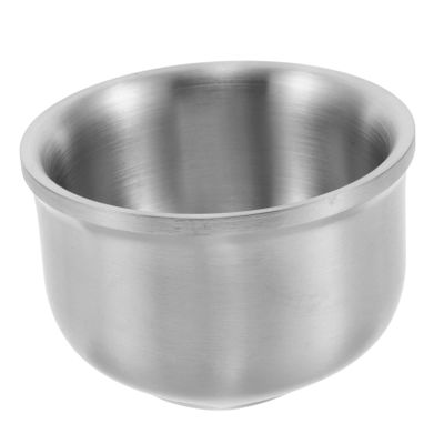 ADOCARN Stainless Steel Shaving Soap Bowl Stainless Steel Grooming Tool for Effortless Cleaning for Men Shaving Routine Shave Soap Holder and Foam Cup