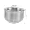 ADOCARN Stainless Steel Shaving Soap Bowl Stainless Steel Grooming Tool for Effortless Cleaning for Men Shaving Routine Shave Soap Holder and Foam Cup view 2