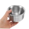 ADOCARN Stainless Steel Shaving Soap Bowl Stainless Steel Grooming Tool for Effortless Cleaning for Men Shaving Routine Shave Soap Holder and Foam Cup view 3