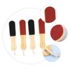BESTYASH 4pcs Double Sided Foot File Wooden Callus Remover Ergonomic Handle for Home and Dead Skin Scraper and Grinding Tool view 4