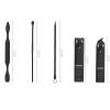 MVUYO 9pcs Stainless Steel Nail Clippers Set Scissores Tweezer Ear Pick Multi-Function Daily Hand Foot Care Tools Set view 3