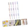 DECORNIJIA 15pcs Long Handle Nail Brush for Cleaning Fingernails and Toenails Includes Brushes Pink White and Orange for Easy Nail Care view 3