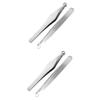 Beavorty 2sets Nose Hair Trimmer Safe Nasal Hair Remover for Men and Women with Ergonomic Design Portable Grooming Tools for Travel 2pcs*2 view 1