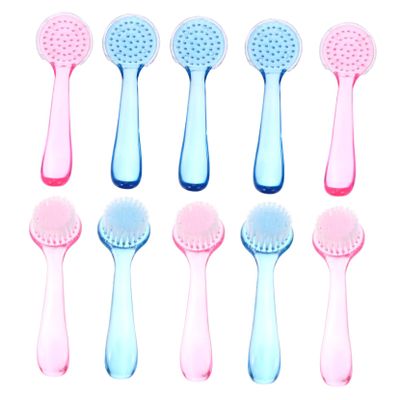 ELAYARD 10pcs Handle Grip Fingernail Cleaning Brush for Easy Dust Removal Home Kitchen Office and Garden Multi-functional Nail Scrub Tool for Men Women and Boys and Girls Random Color