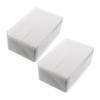 Beaupretty 2000pcs Disposable Non Woven Facial Cleaning Pads Safe Makeup Skin Care Tools for Polishing and Buffing Convenient Box Packaging for Go Use view 1
