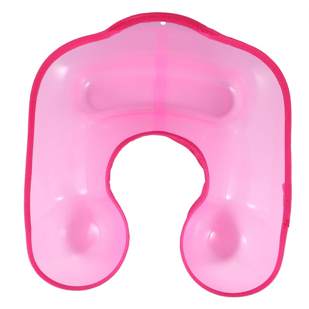 LOORGVEL Waterproof Hair Dye Neck Tray for Salon Adjustable Plastic Rest Cushion for Hair Styling Perming and Washing