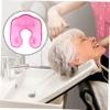 LOORGVEL Waterproof Hair Dye Neck Tray for Salon Adjustable Plastic Rest Cushion for Hair Styling Perming and Washing view 3